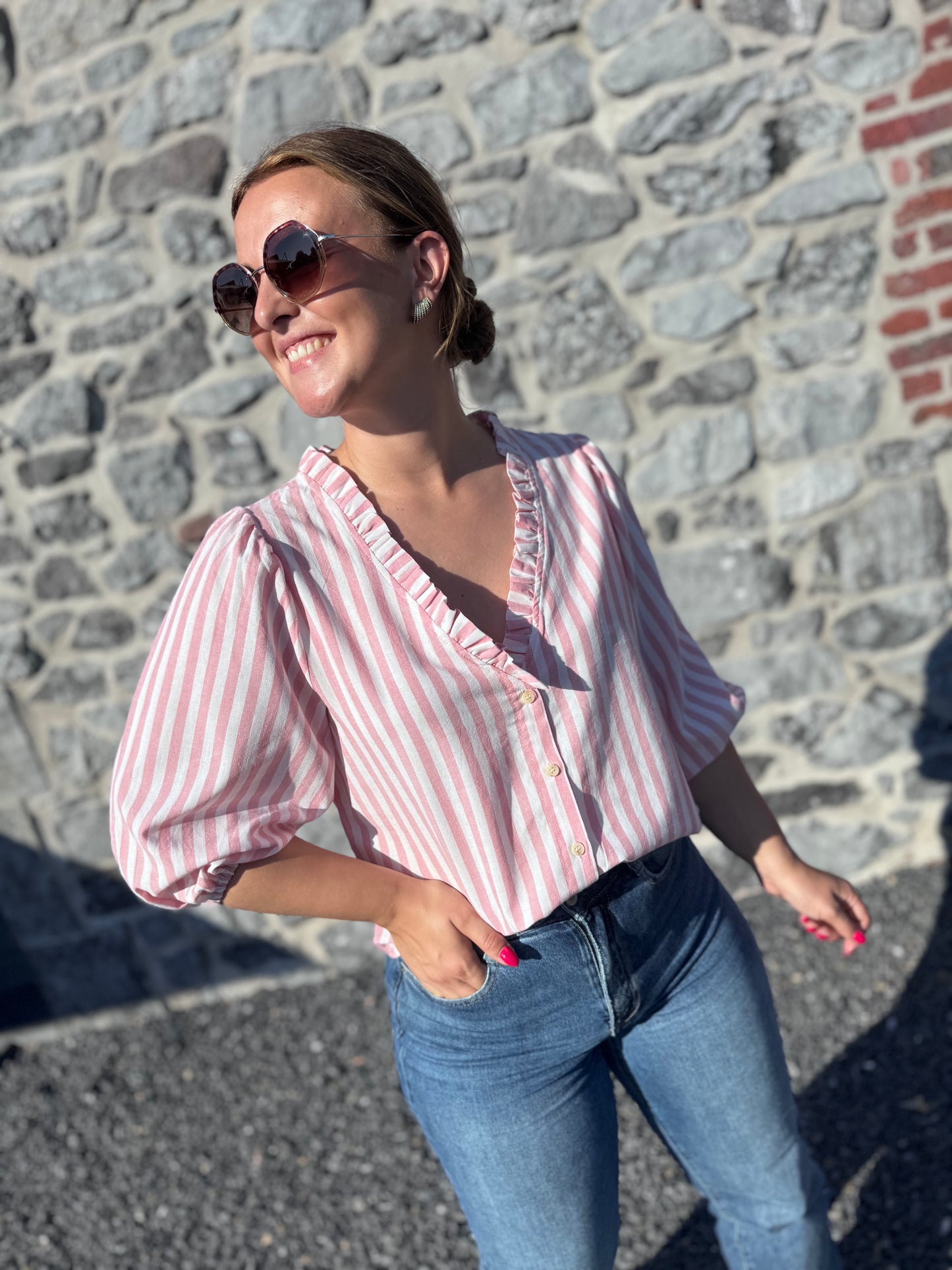 BLOUSE MAELLA - ROSE