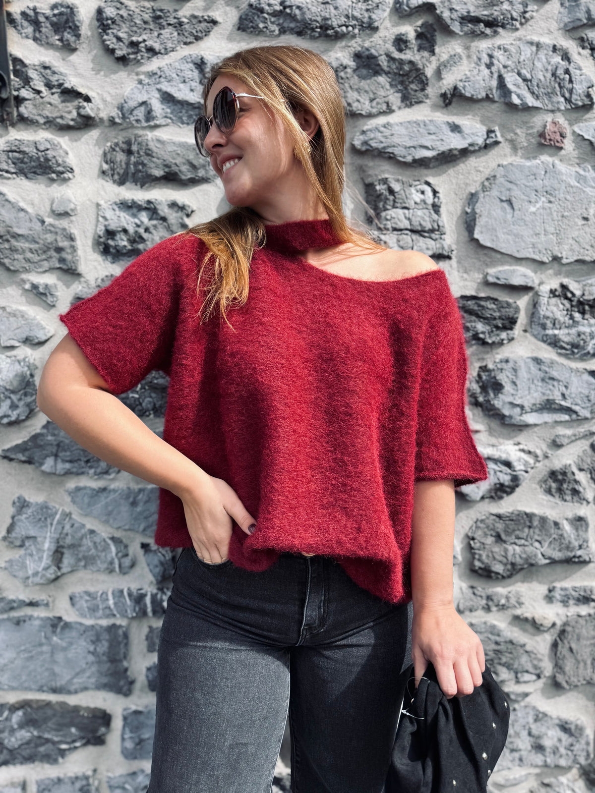 PULL LIZA - Rouge