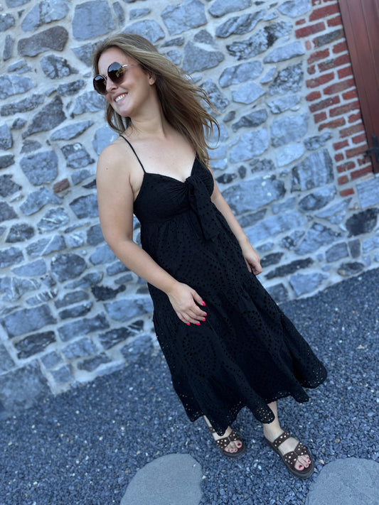 ROBE ALBANE - NOIR