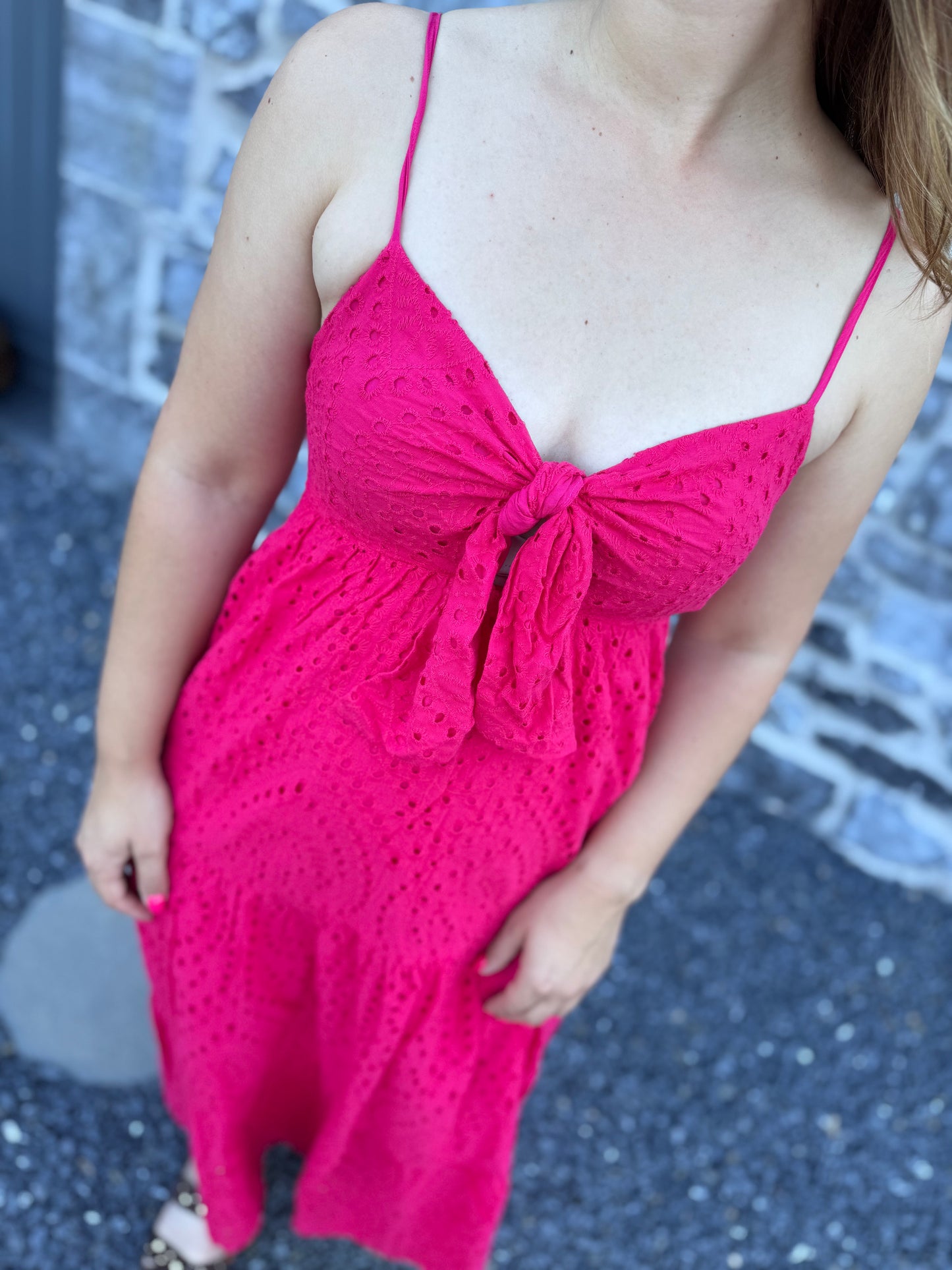 ROBE ALBANE - FUCHSIA