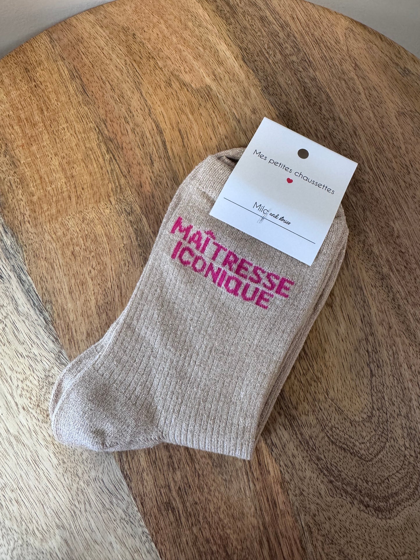 CHAUSSETTES A PAILLETTES - MAÎTRESSE ICONIQUE