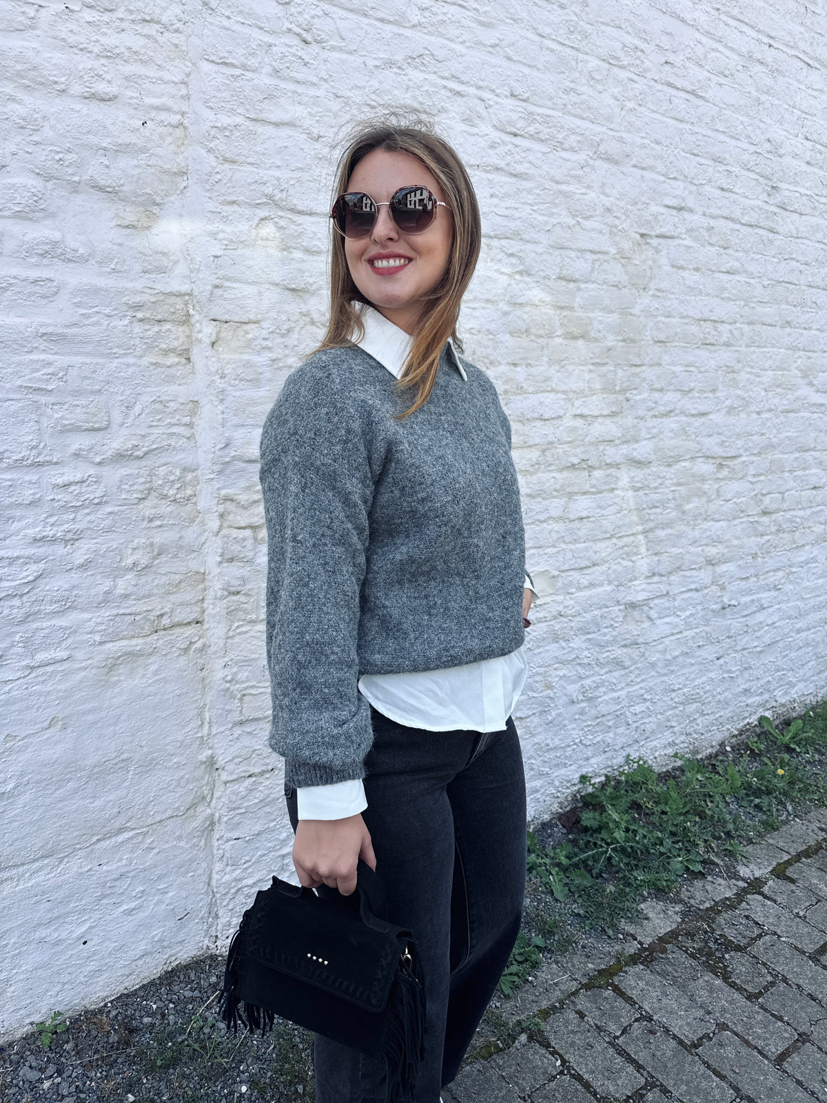PULL CHLOÉ - Gris