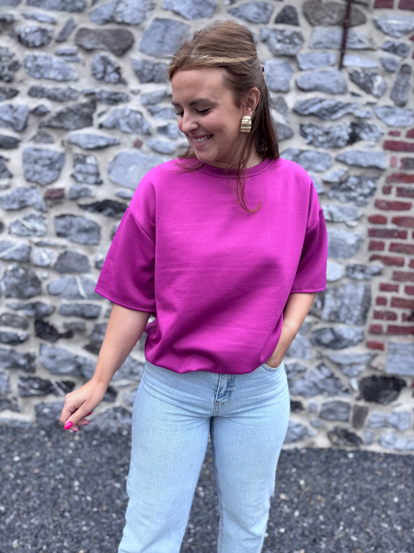 T-SHIRT DALIA - T-shirt violet