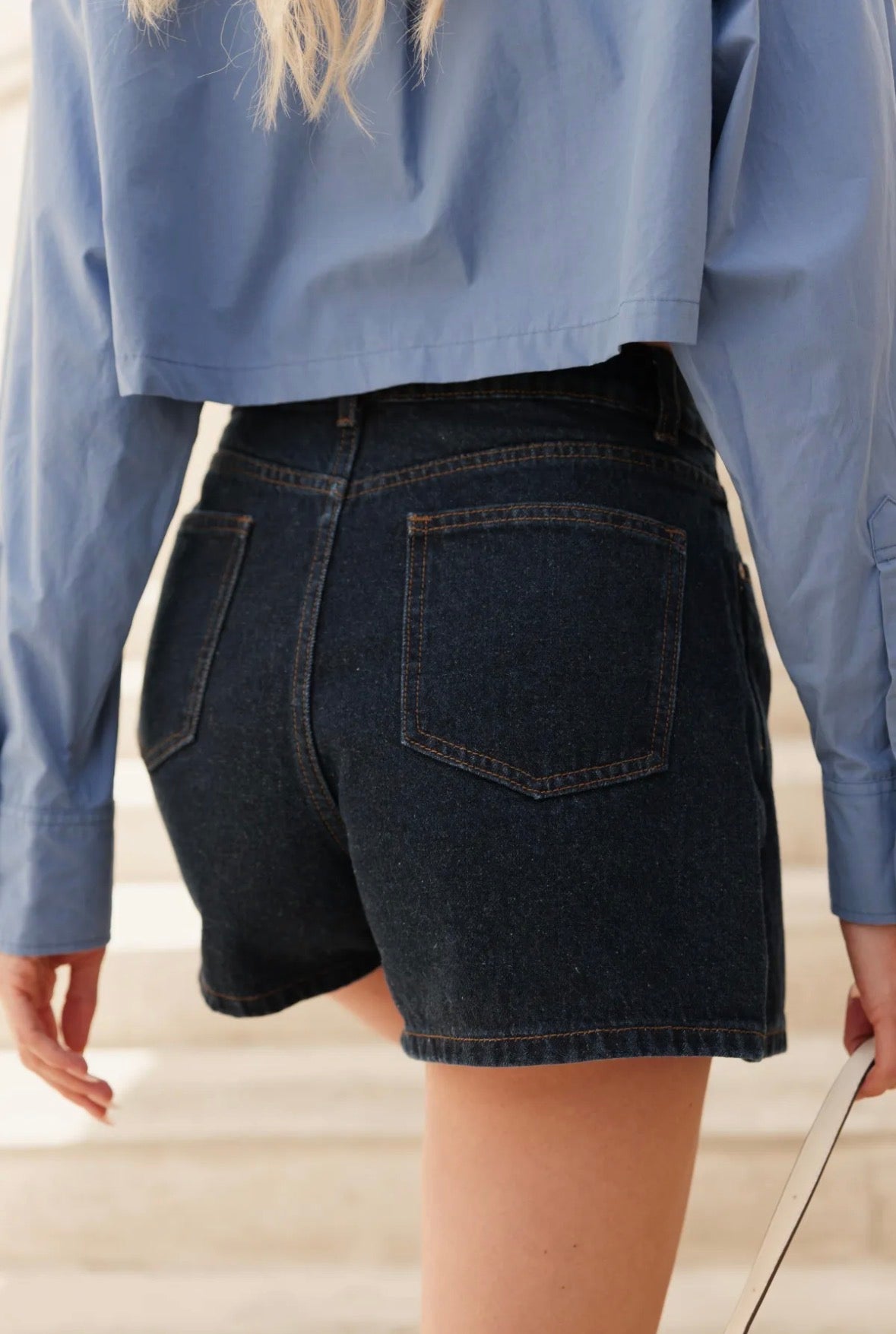 JUPE-SHORT EVIE - Bleu marine
