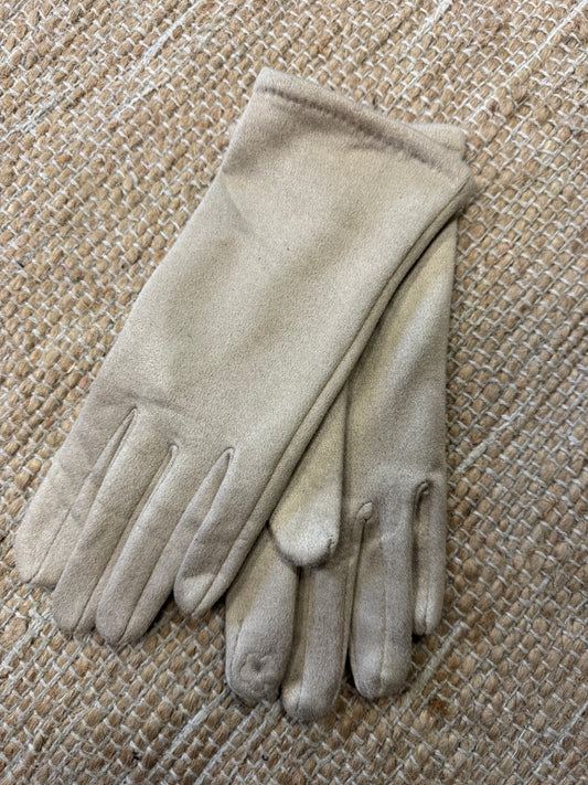 Gants Elia beige