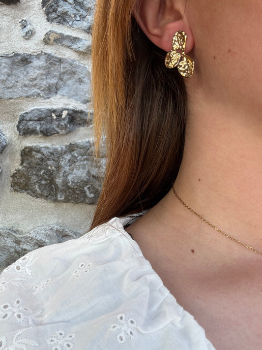 Boucles d'oreilles Fleur