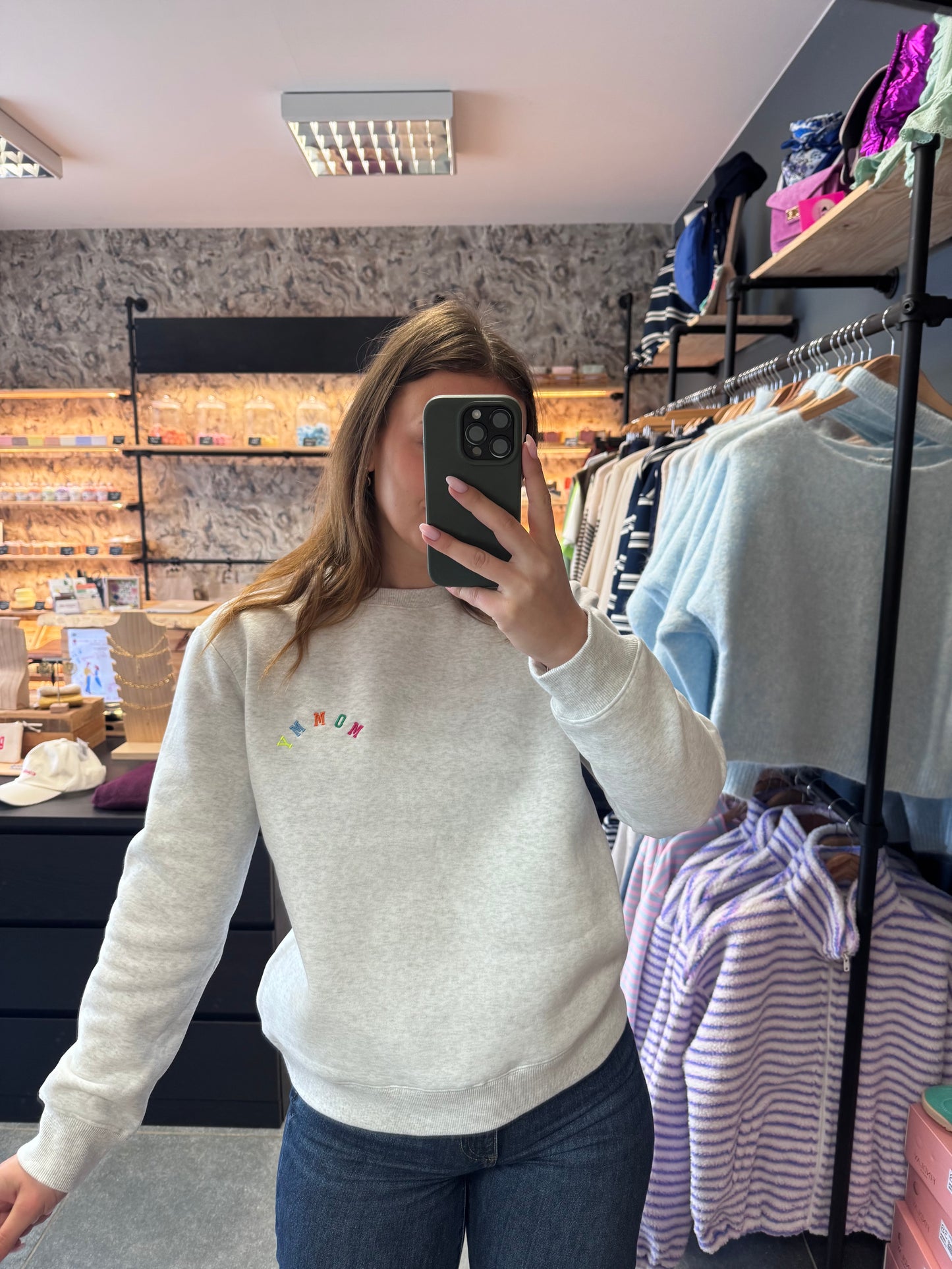 SWEAT MOMMY - GRIS