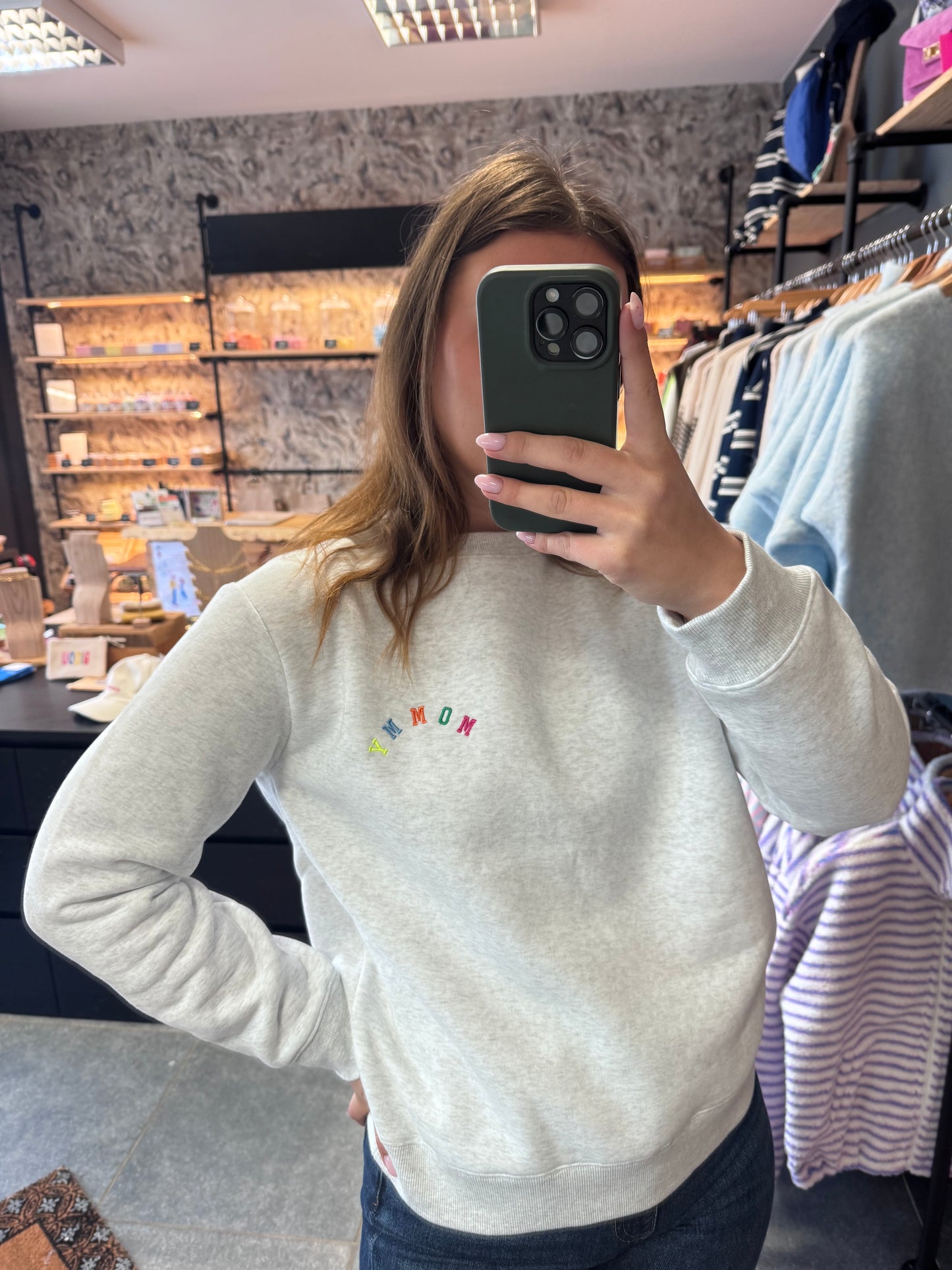 SWEAT MOMMY - GRIS