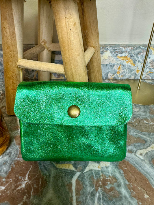 Porte-monnaie vert
