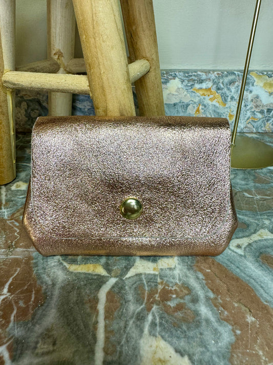 Porte-monnaie rose clair
