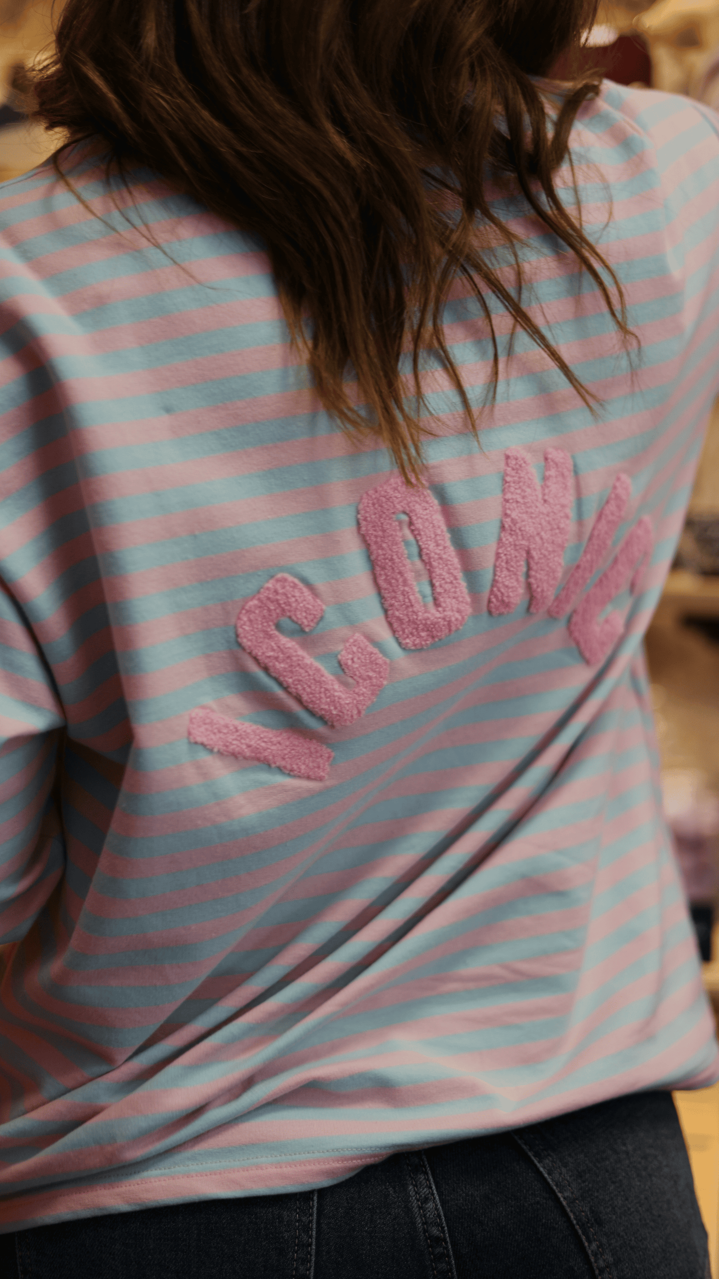 T-SHIRT ICONIC - ROSE ET BLEU