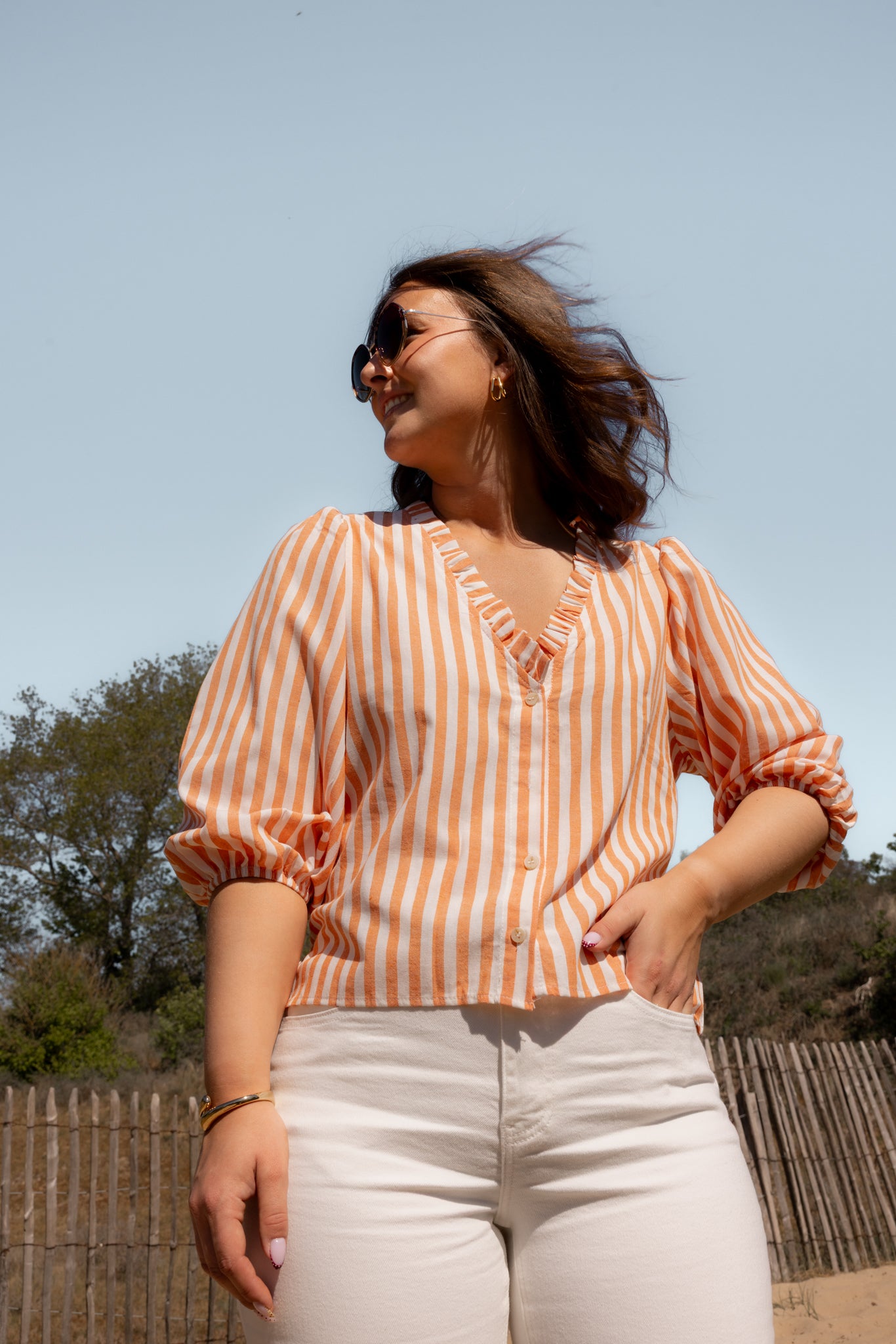 BLOUSE MAELLA - ORANGE