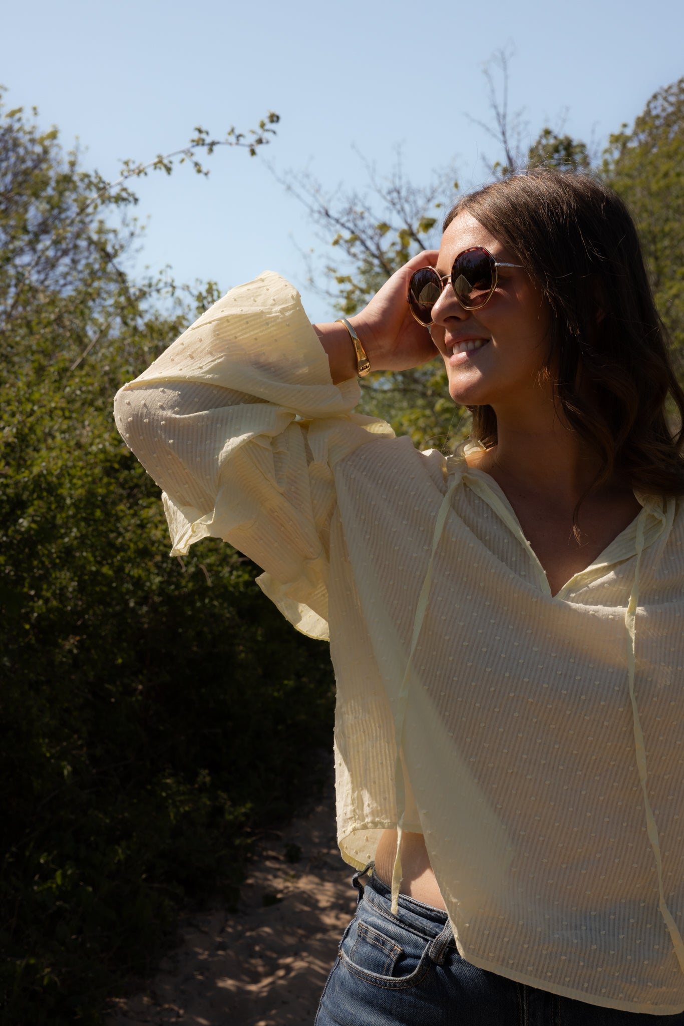 BLOUSE ALIZEE - JAUNE