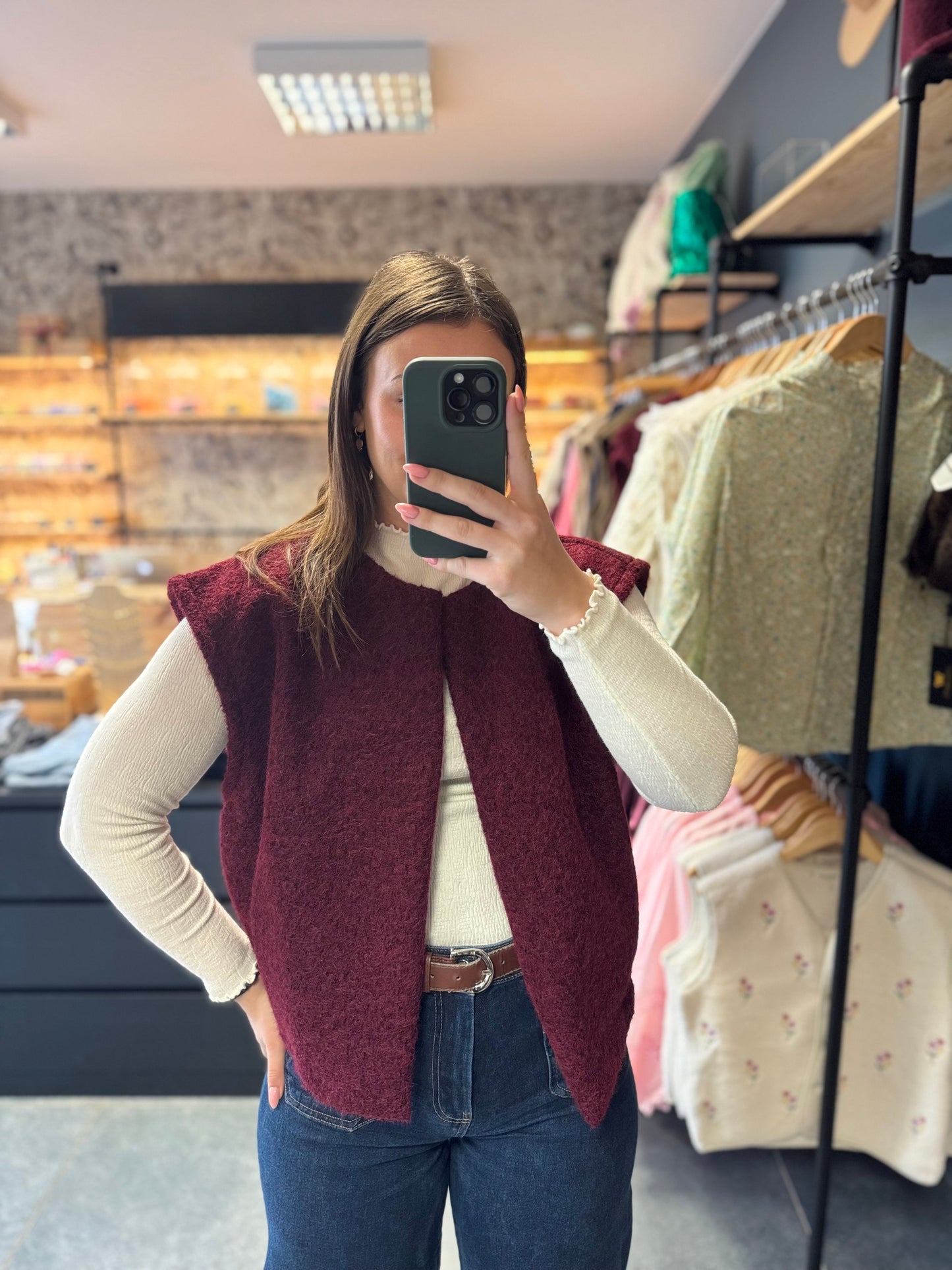 Marcus bordeaux - Gilet sans manches