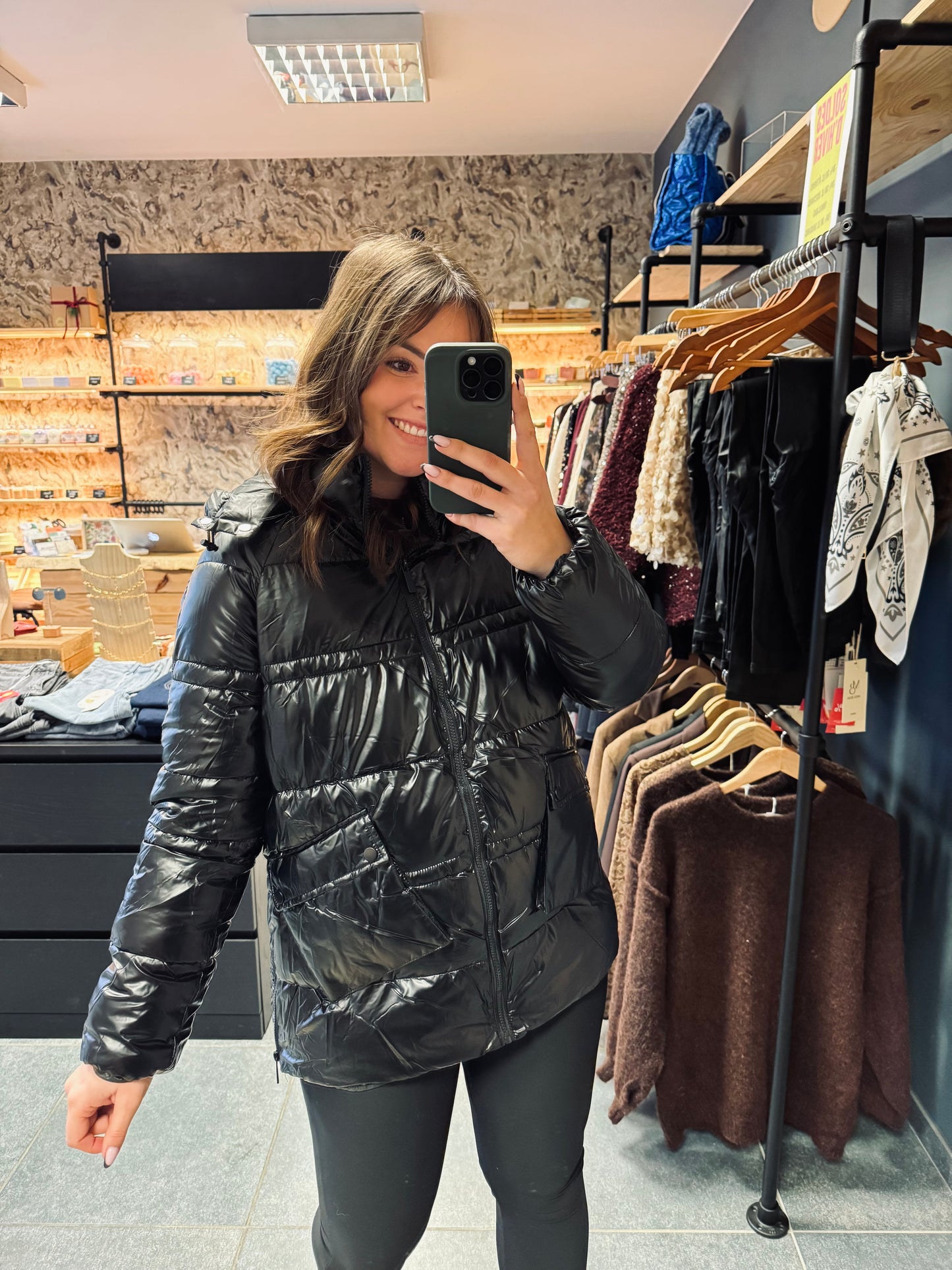 Doudoune Lénie - Noir