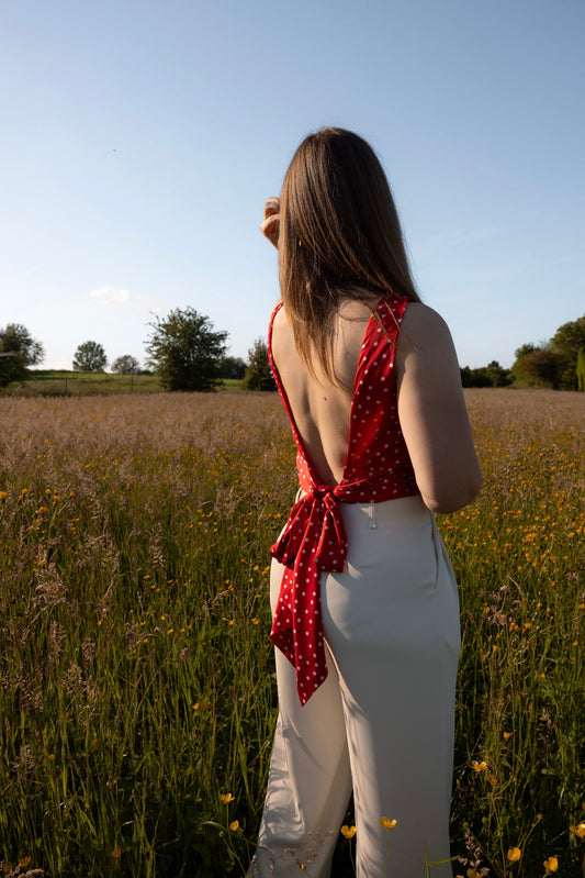 BLOUSE LINA - ROUGE