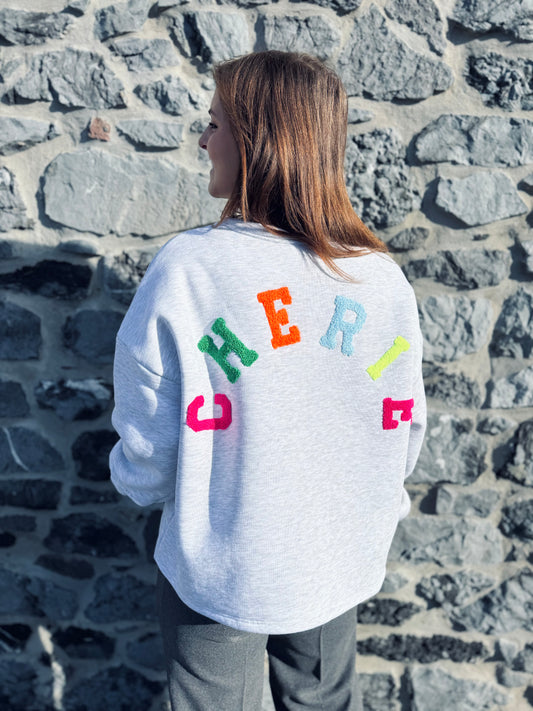 Cherie multicouleur - Sweat oversize