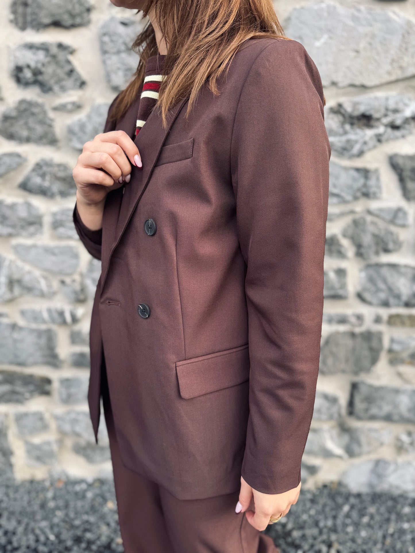 Blazer Aubane chocolat