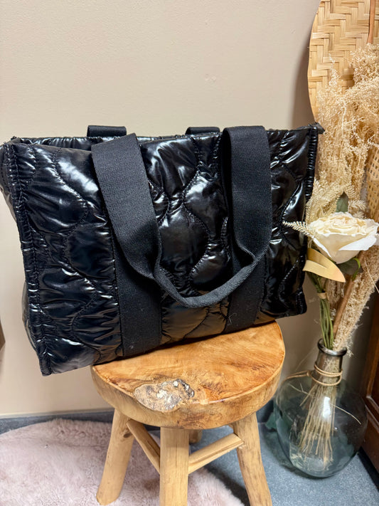 Sac matelassé noir