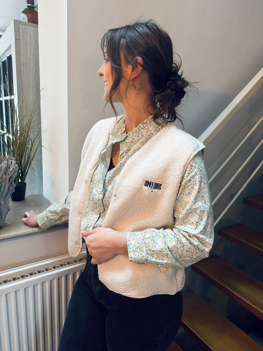 Orlanne crème - gilet sans manches