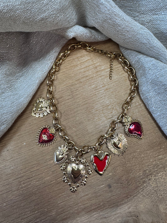 Collier Harry rouge