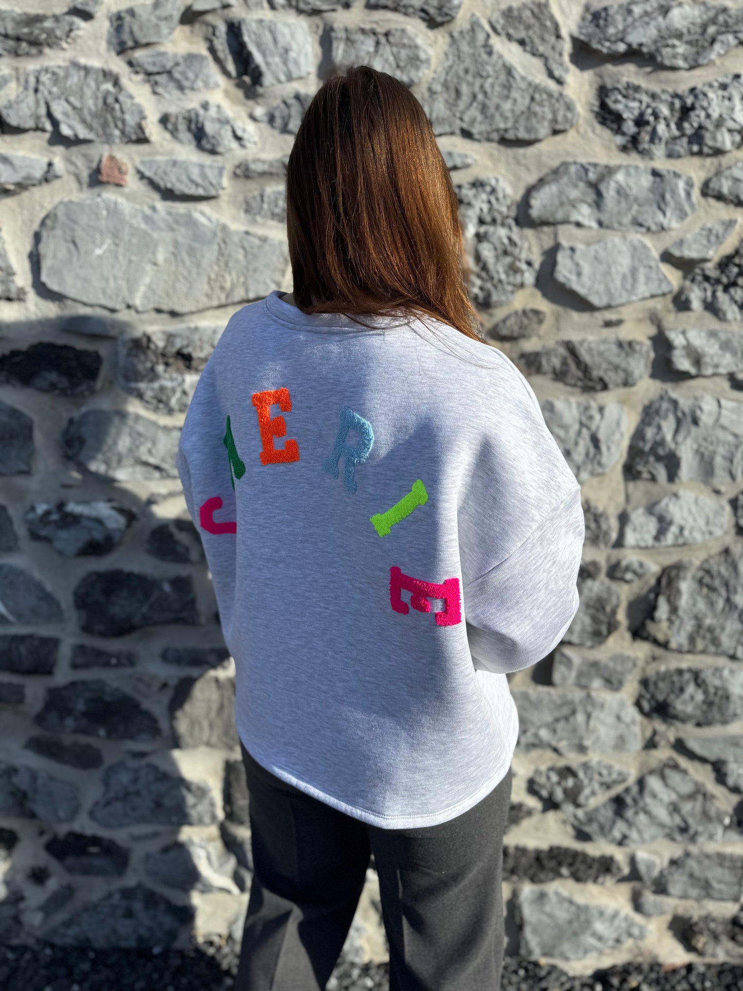 Cherie multicouleur - Sweat oversize