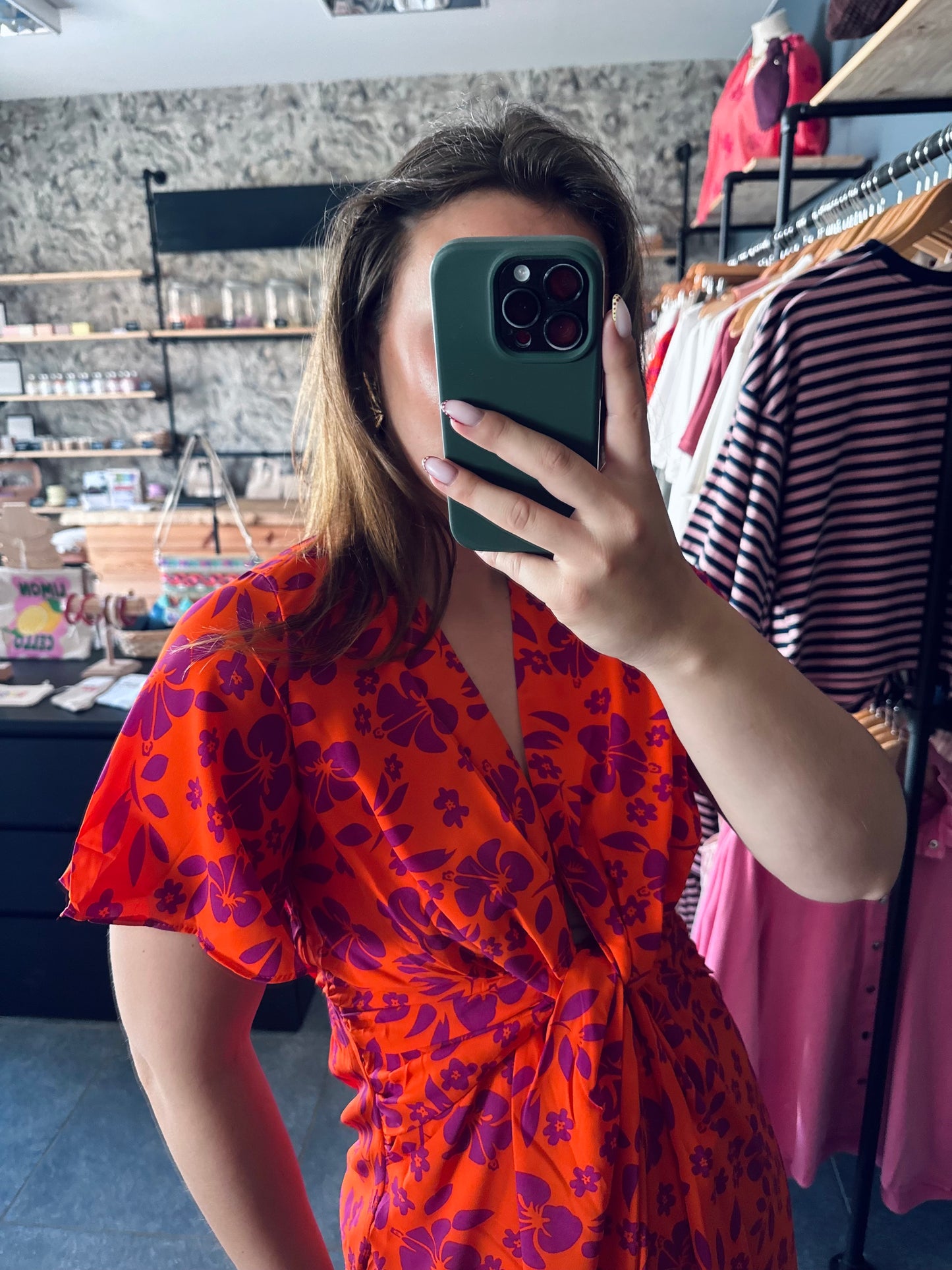 ROBE MARIA - ORANGE