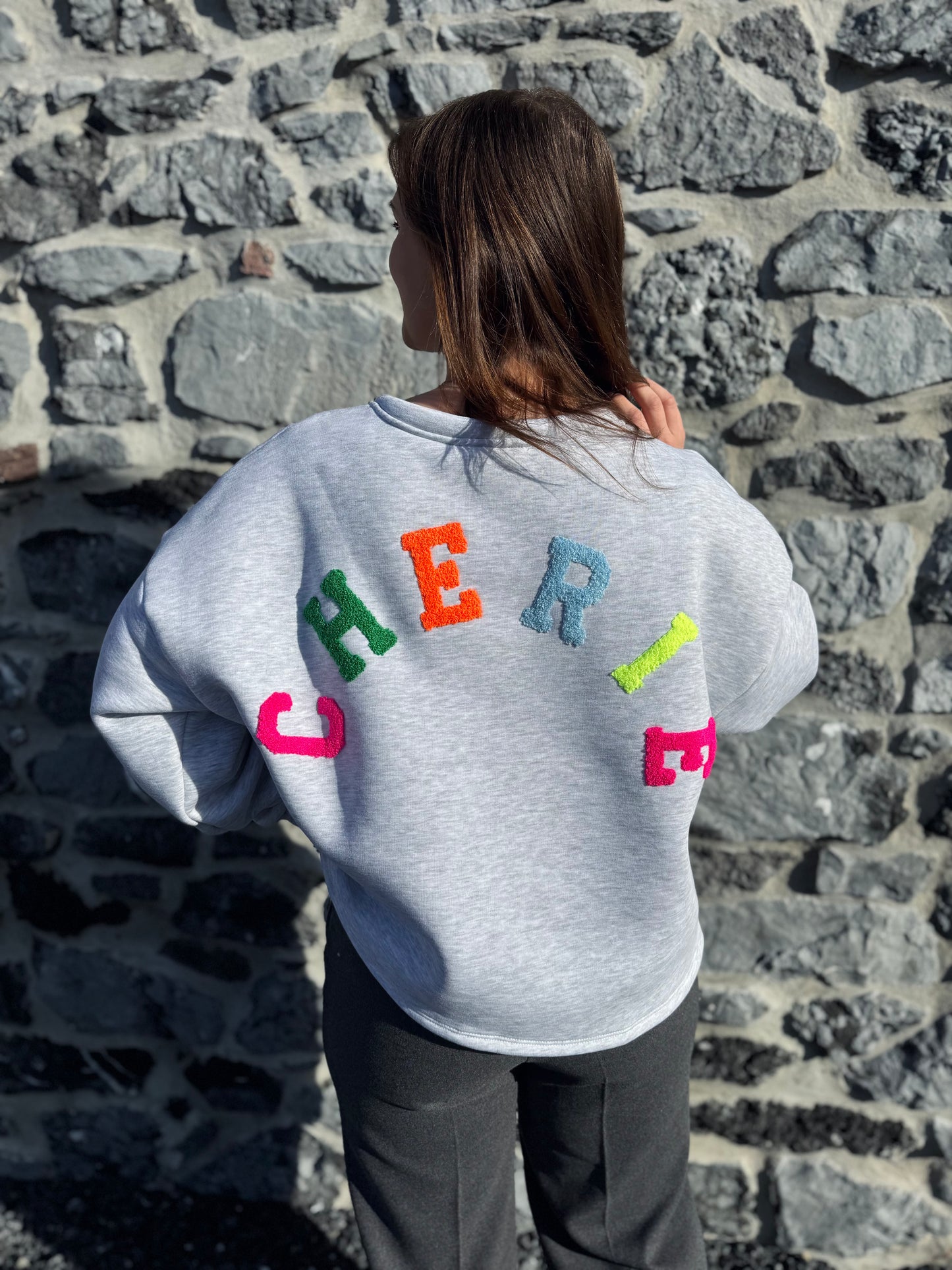 Cherie multicouleur - Sweat oversize