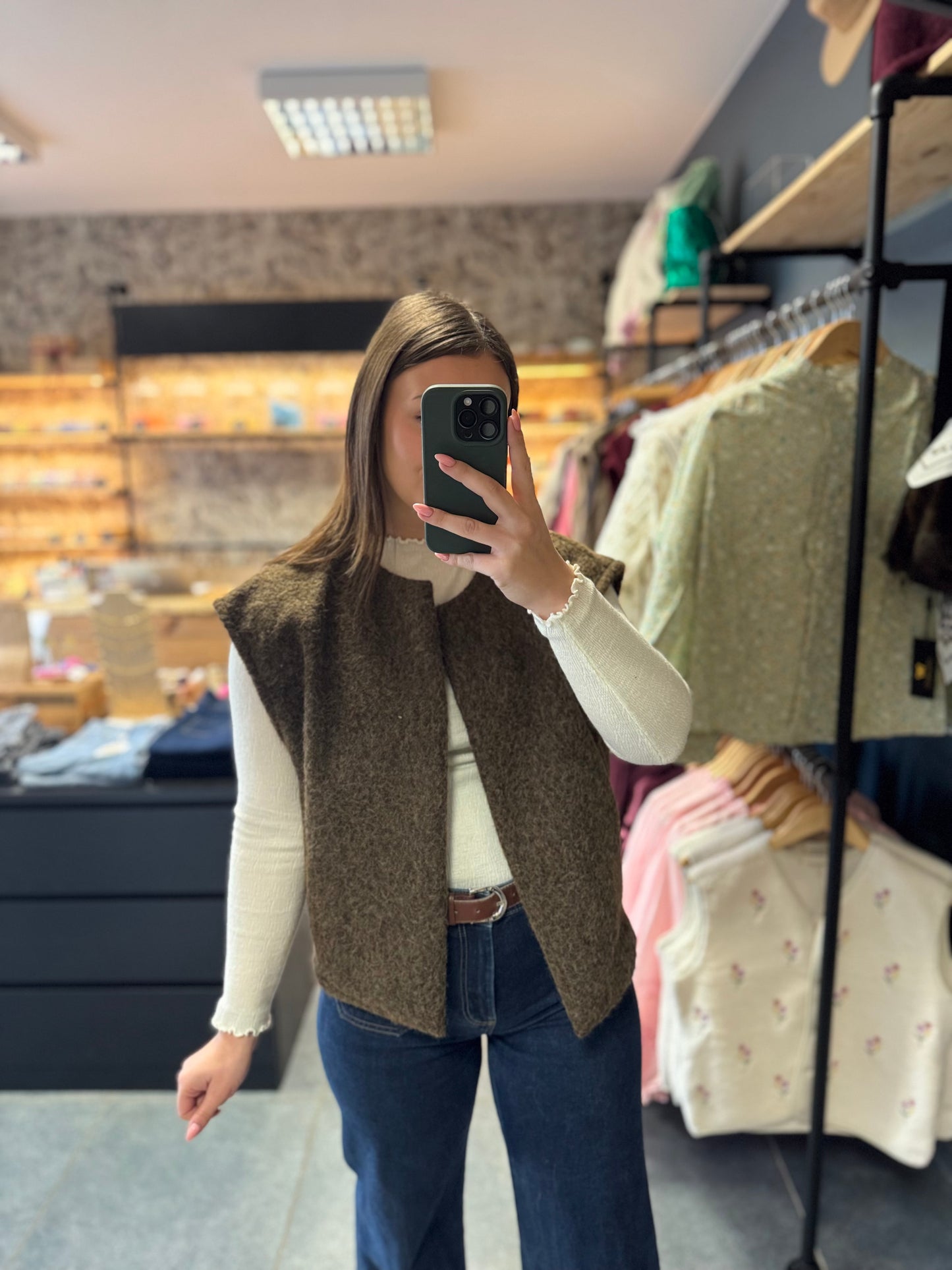 Marcus marron - Gilet sans manche