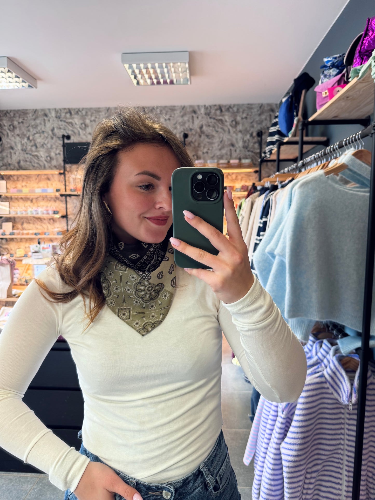 FOULARD LENY - TAUPE