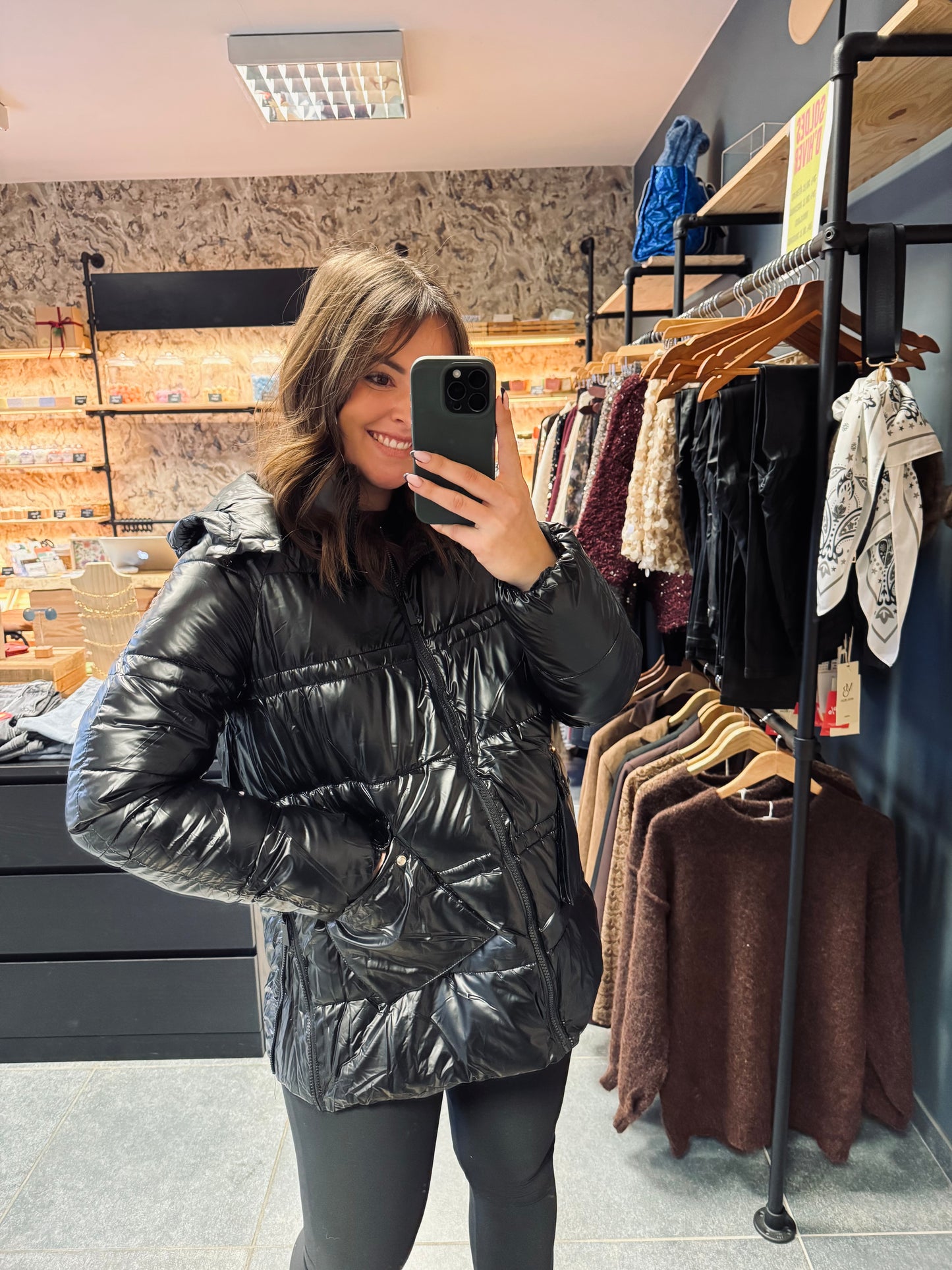 Doudoune Lénie - Noir