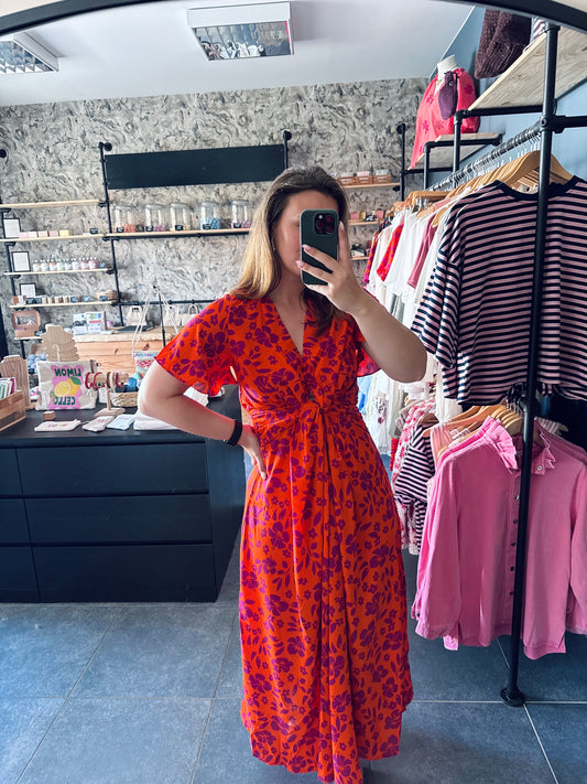 ROBE MARIA - ORANGE