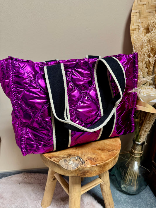 Sac matelassé rose