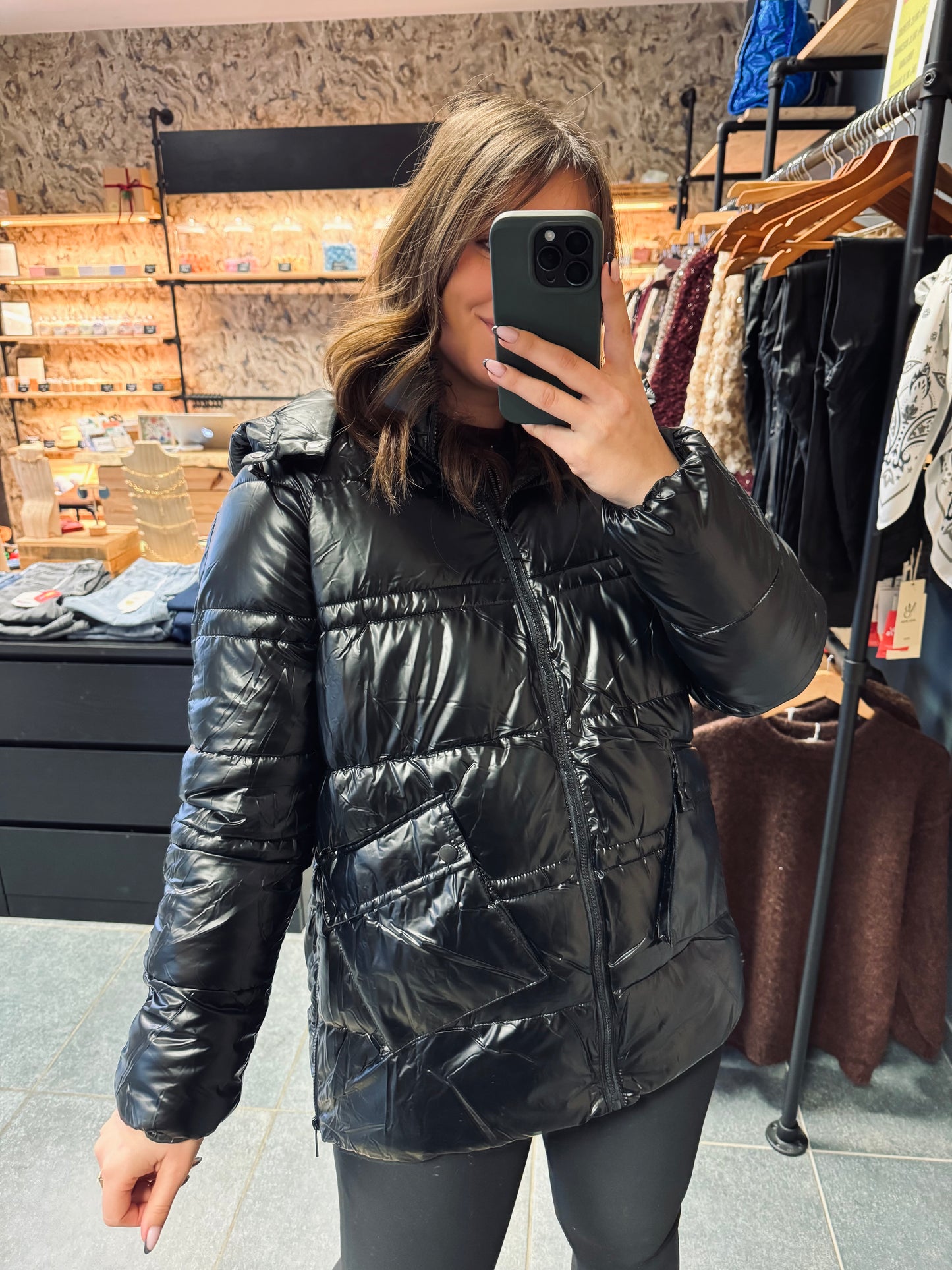 Doudoune Lénie - Noir