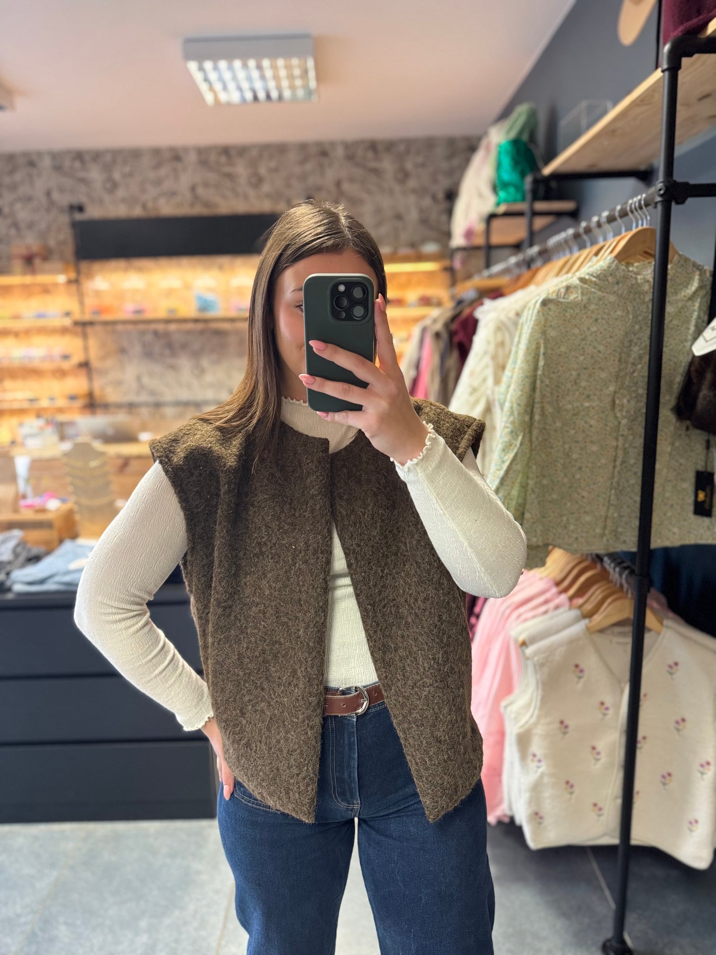 Marcus marron - Gilet sans manche