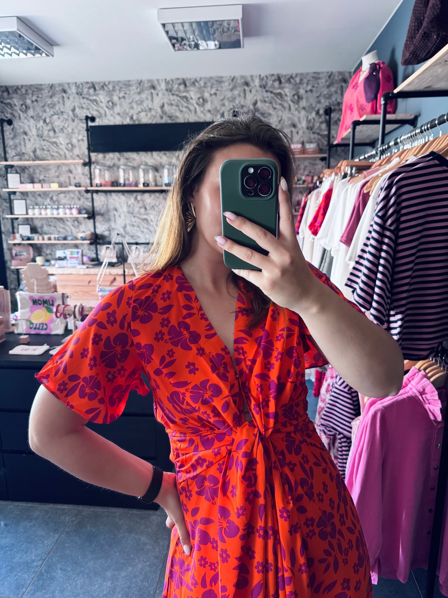 ROBE MARIA - ORANGE