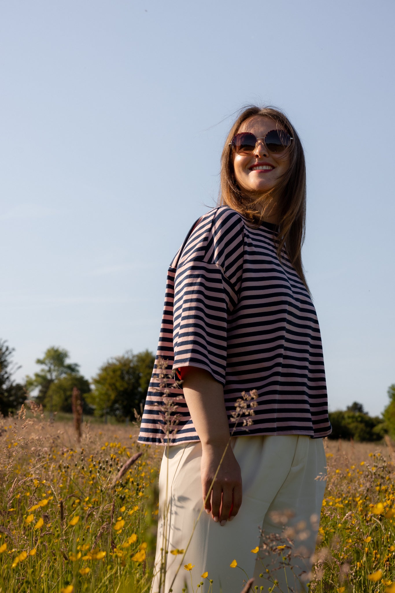 T-SHIRT MILA - BLEU MARINE