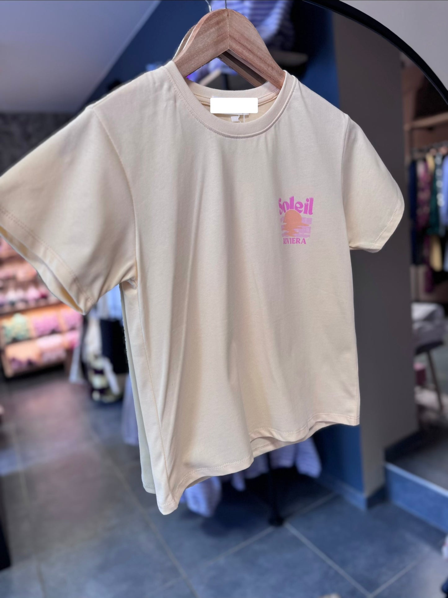 T-SHIRT SOLEIL - JAUNE