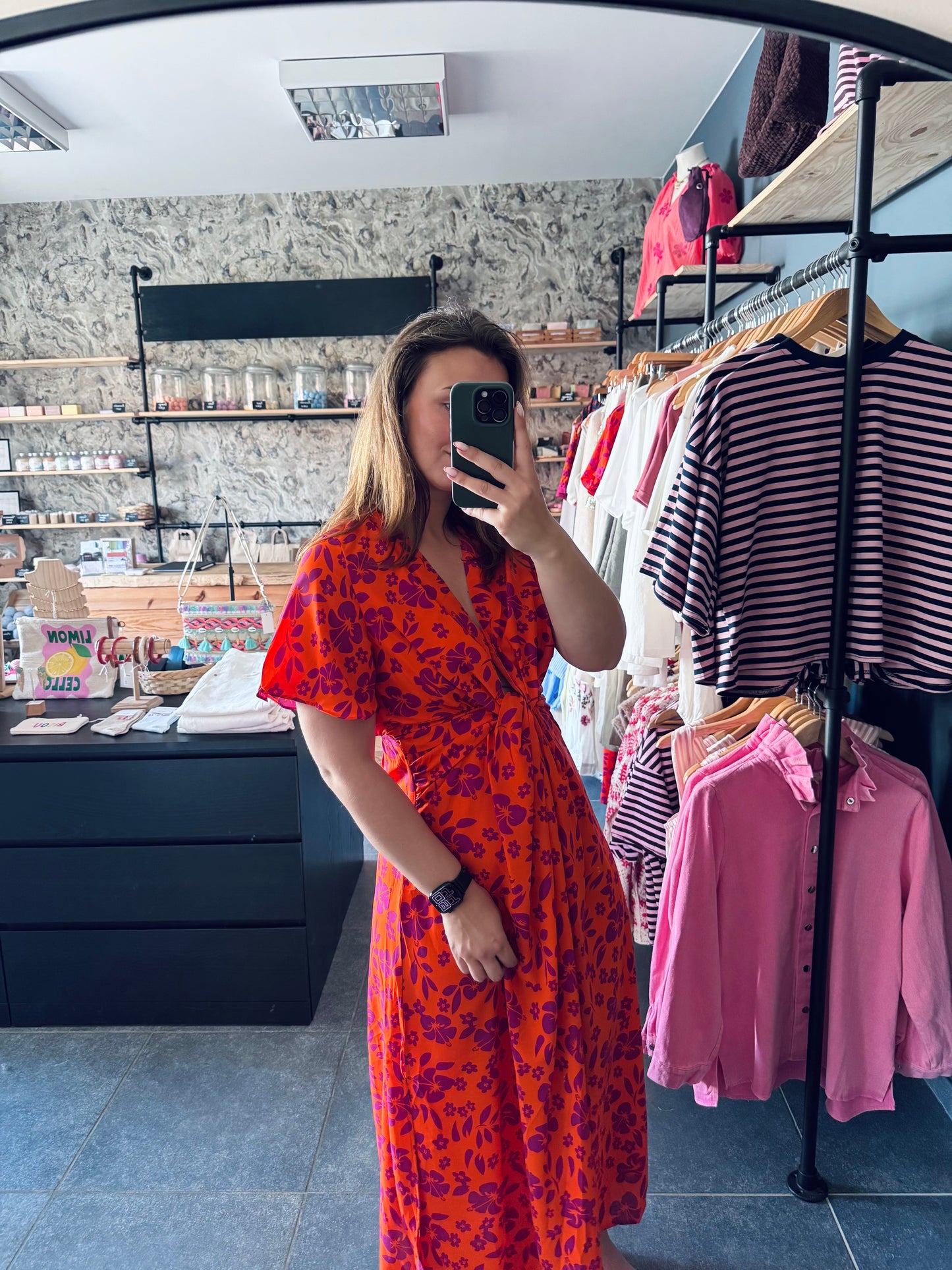 ROBE MARIA - ORANGE