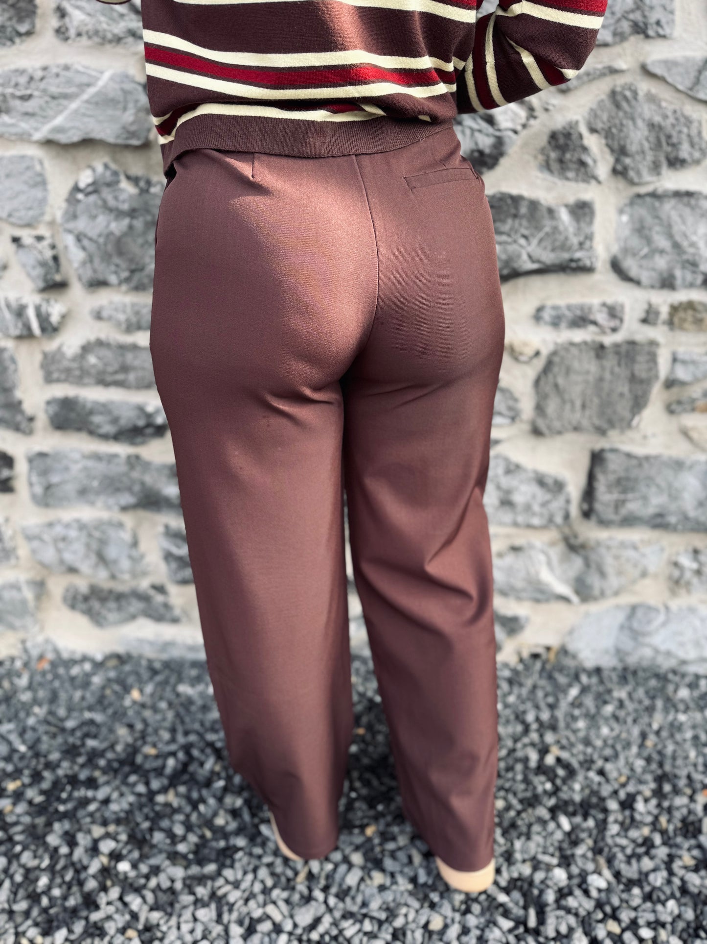 Pantalon Aubane chocolat