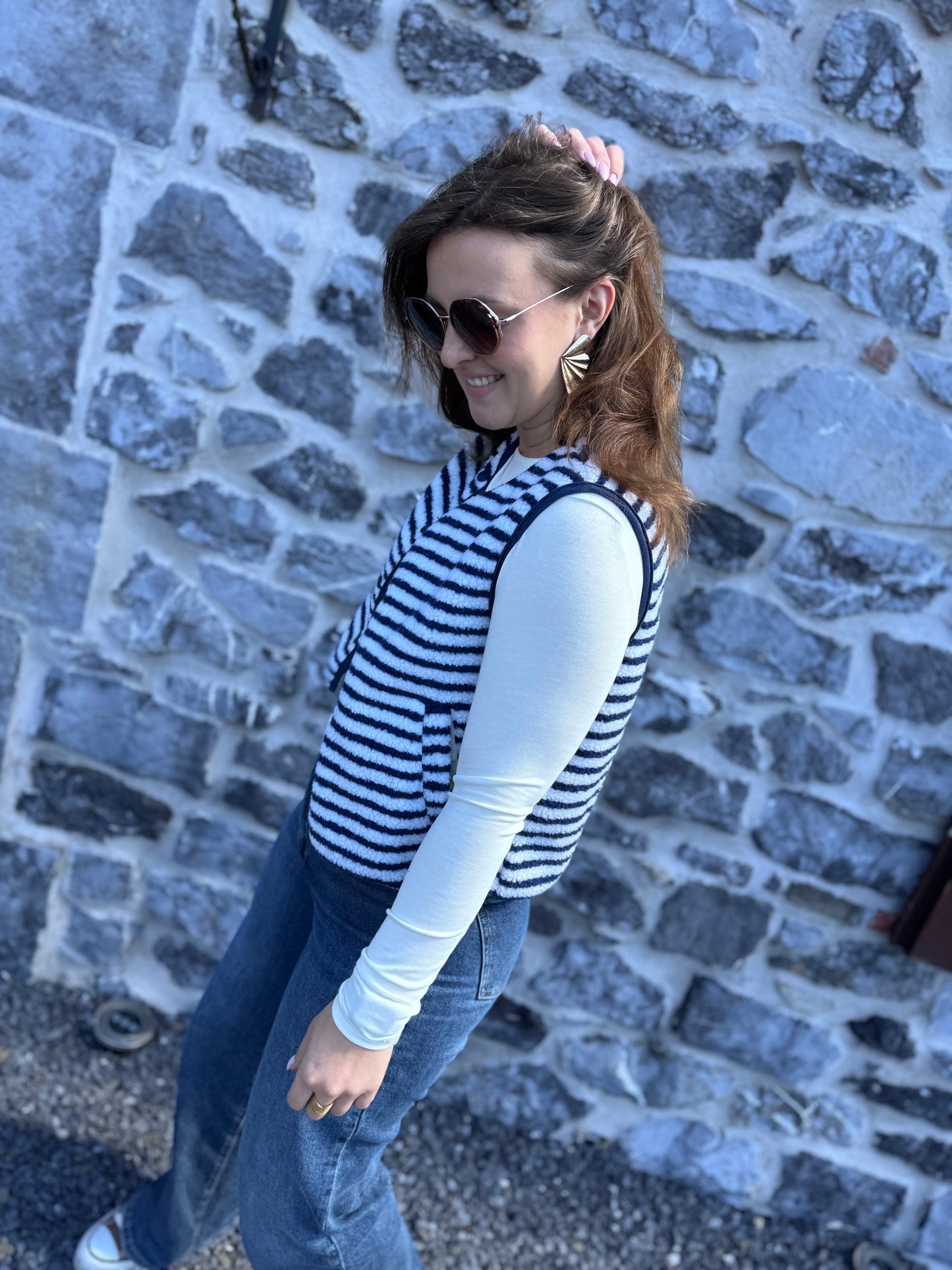 GILET JOY - BLEU