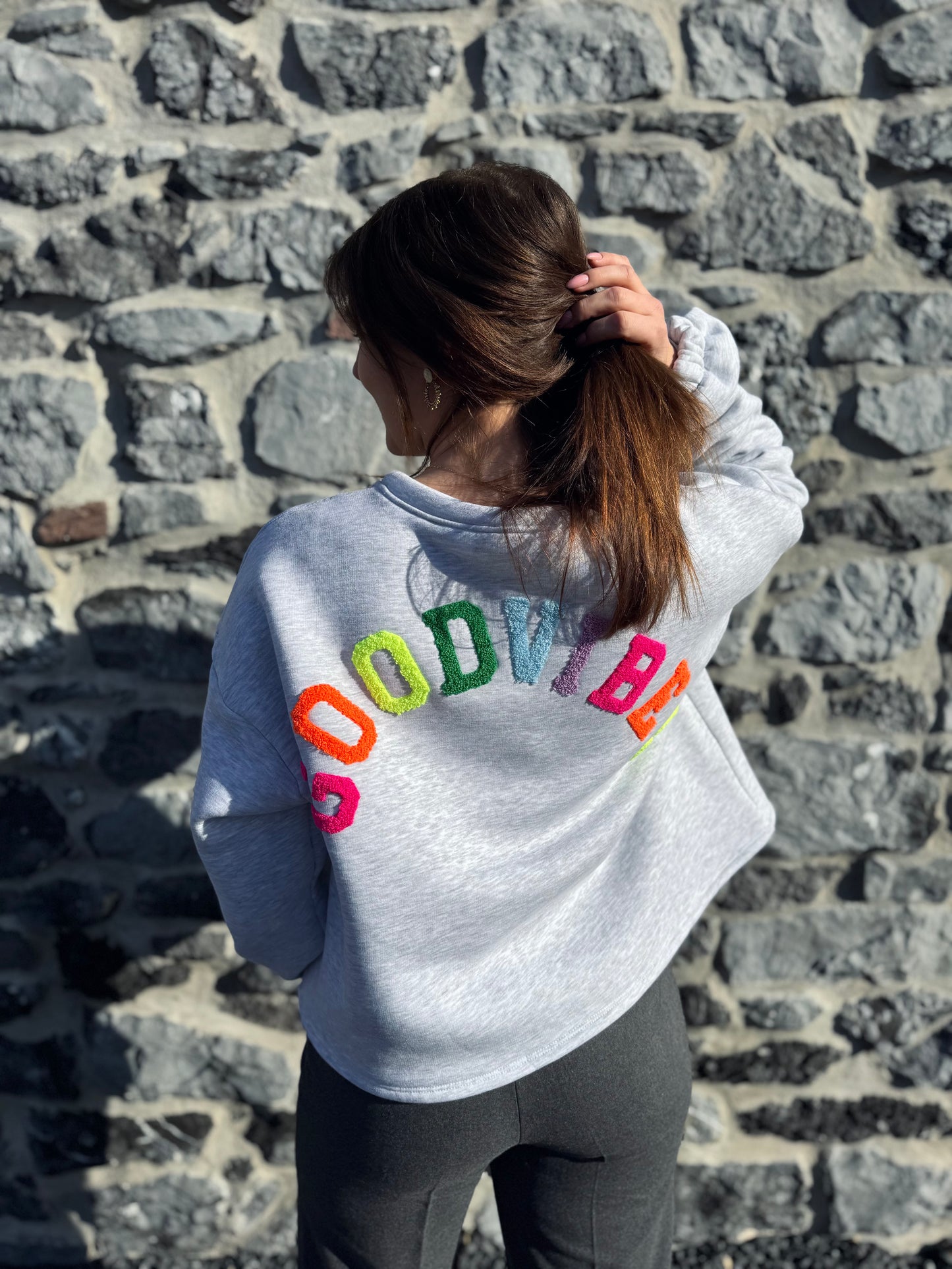 Goodvibes multicouleur - Sweat oversize