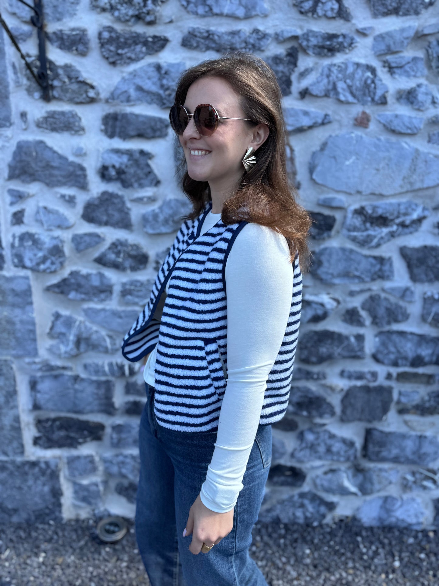 GILET JOY - BLEU
