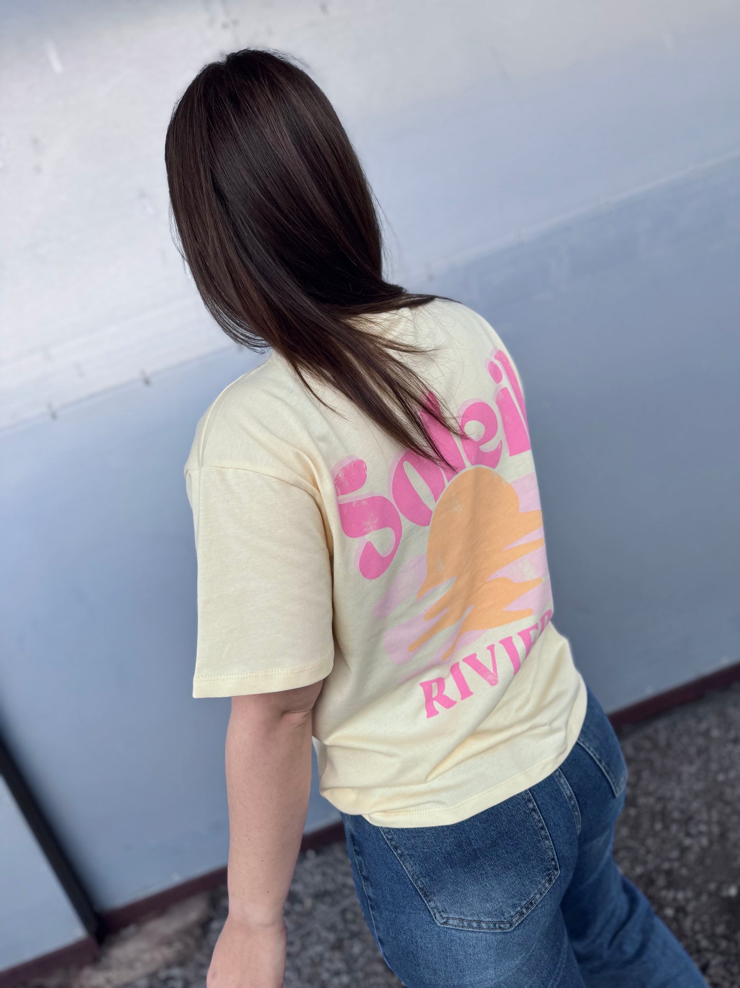 T-SHIRT SOLEIL - JAUNE