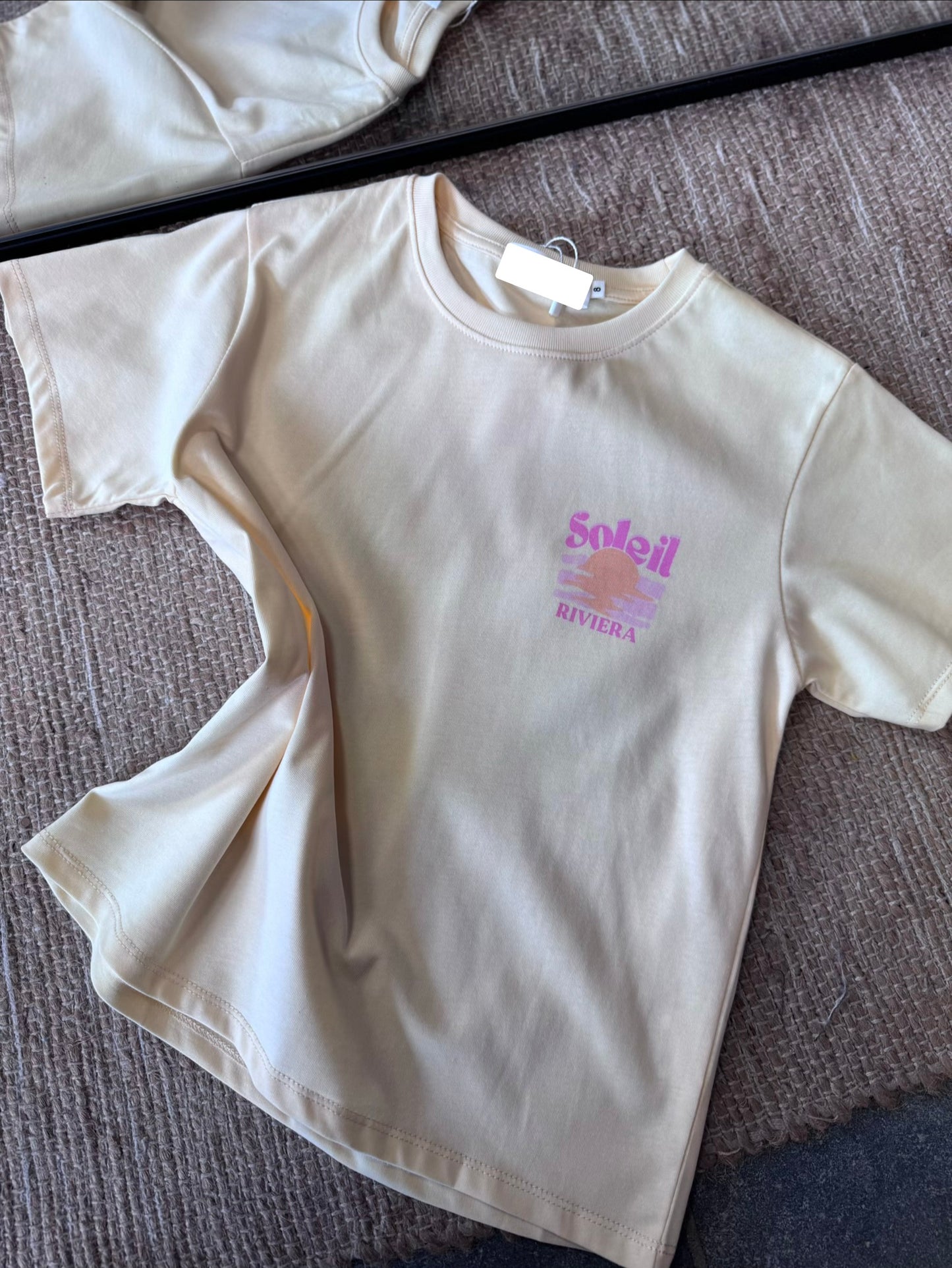T-SHIRT SOLEIL - JAUNE