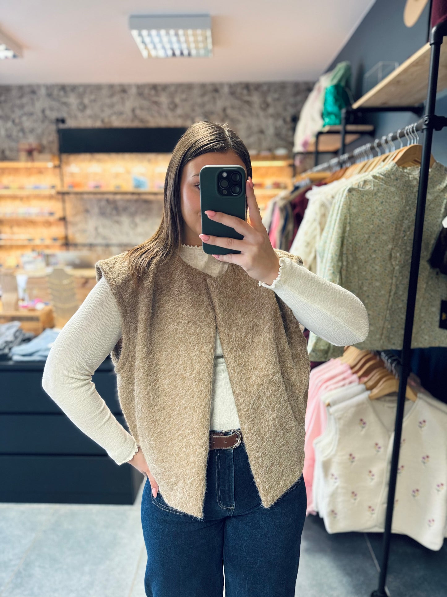 Marcus camel - Gilet sans manches