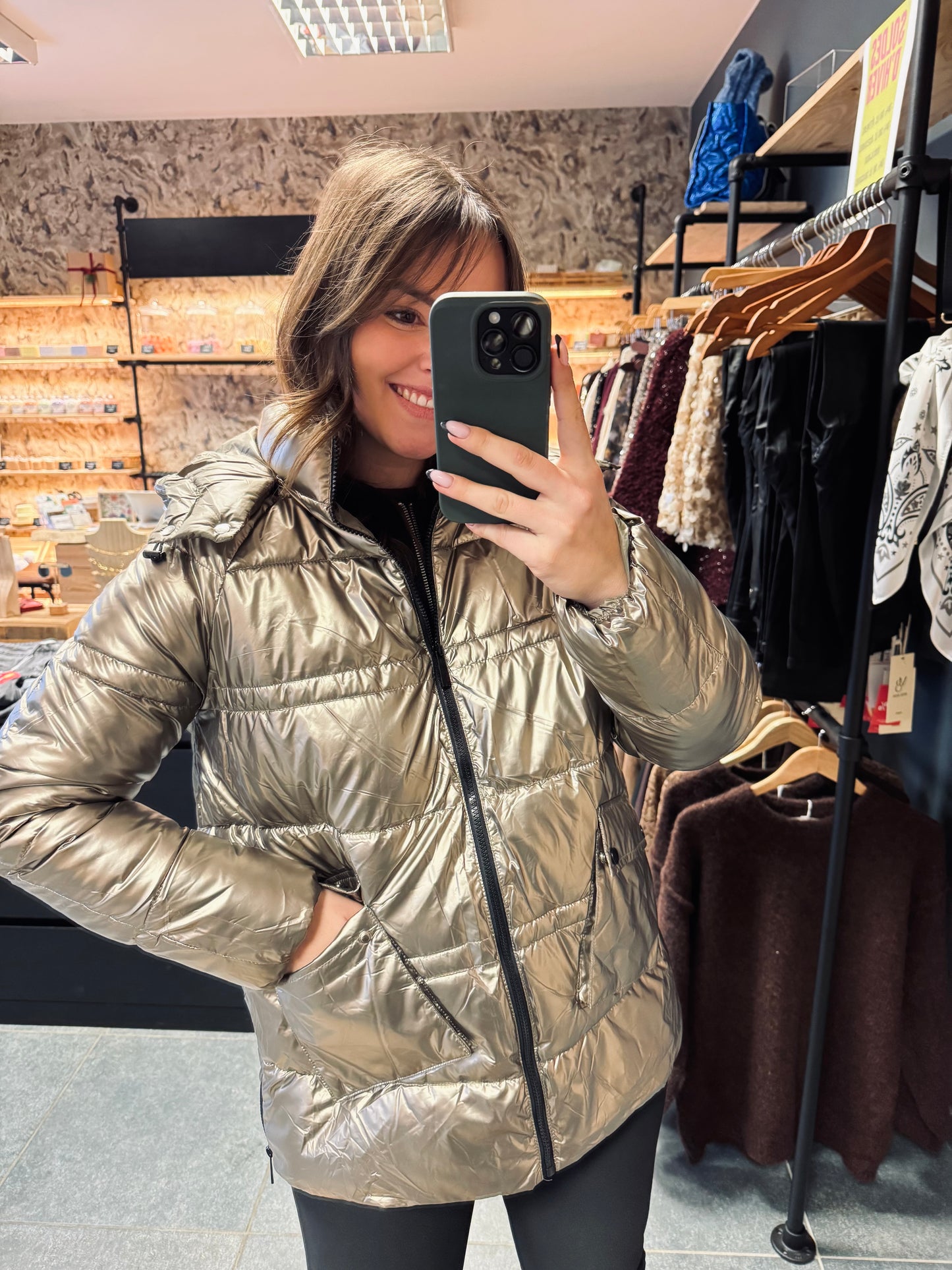 Doudoune Lénie - Bronze