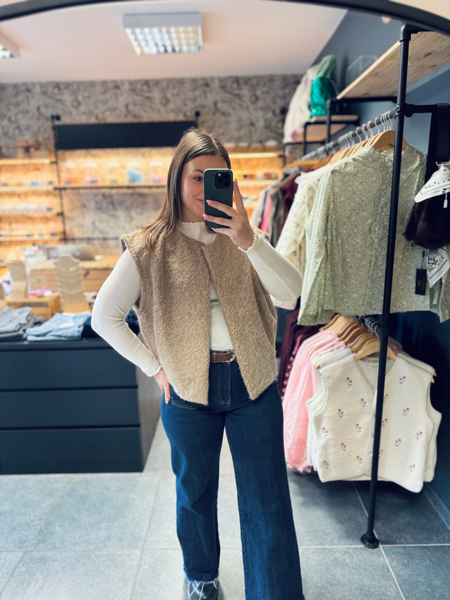 Marcus camel - Gilet sans manches