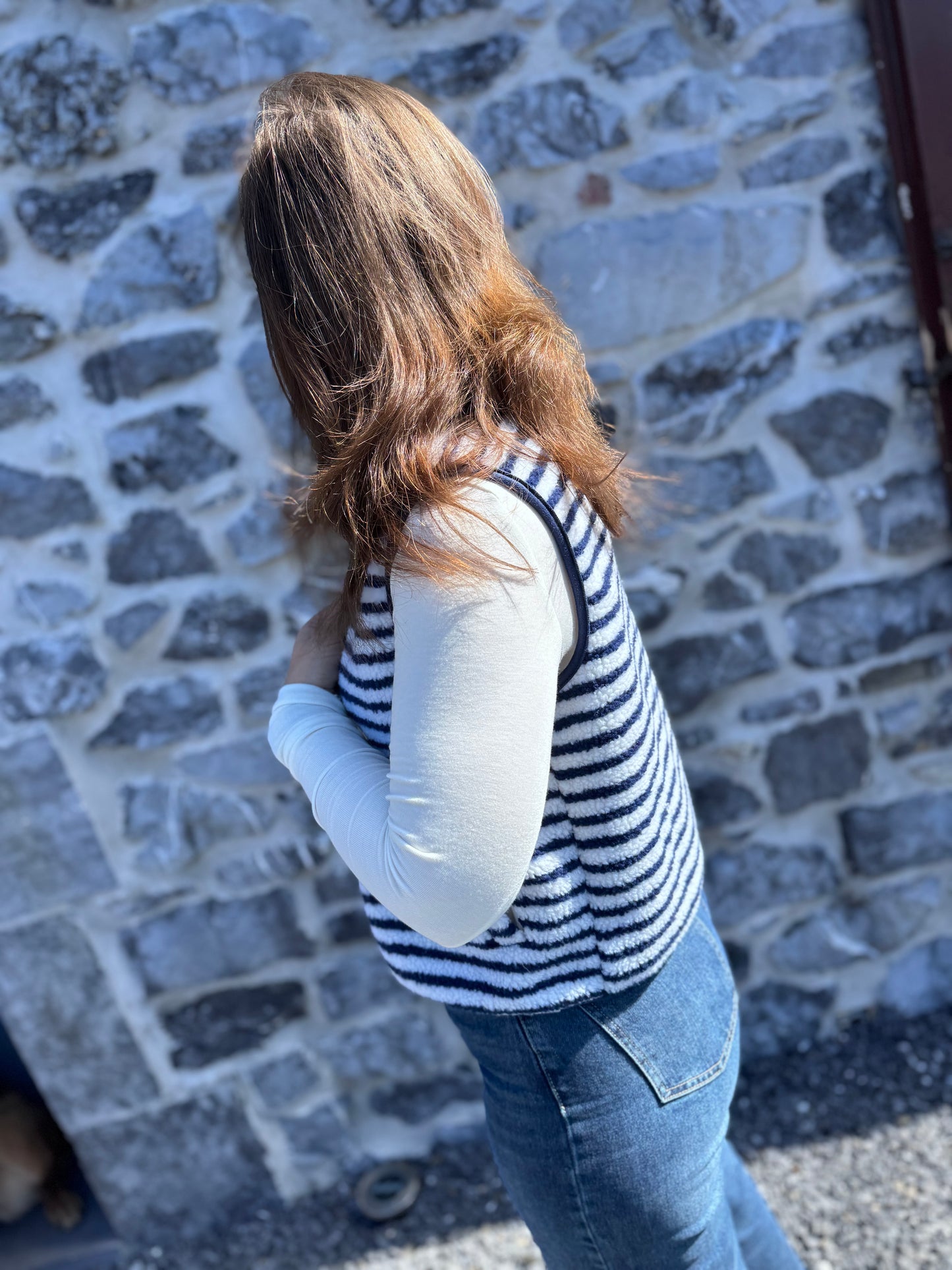 GILET JOY - BLEU