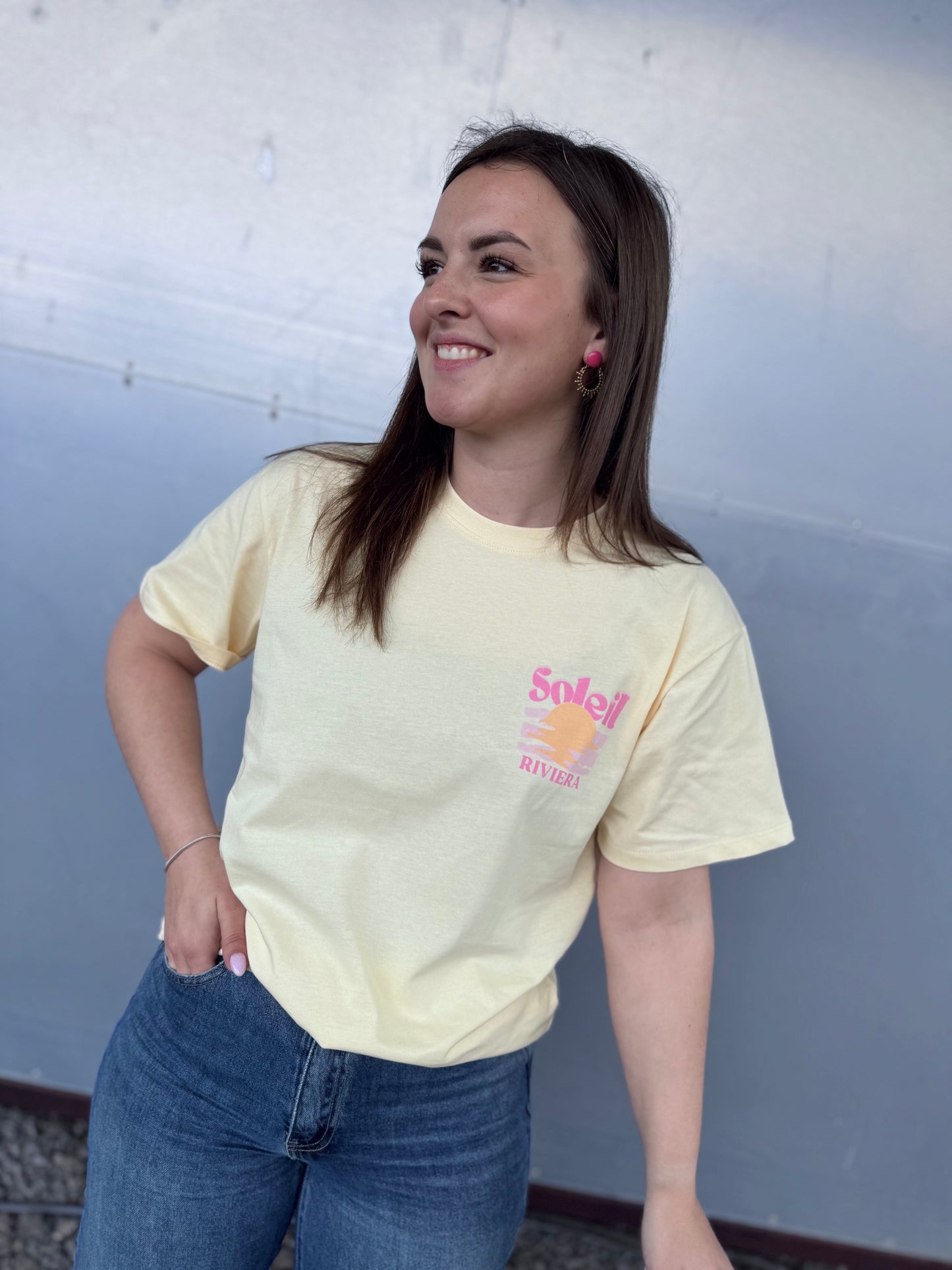 T-SHIRT SOLEIL - JAUNE